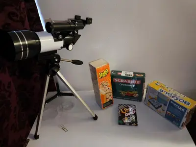 a camera and two boxes of cereal on a table at Milano residences in Manila