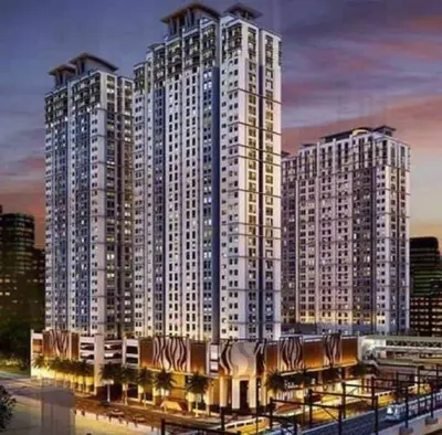 a rendering of a tall building in a city at Condo staycation in SLP Bangkal Makati in Manila