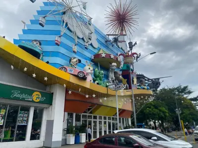 a building with a lot of toys on top of it at 1BR 2 Beds Family Friendly near MOA - 9119C in Manila