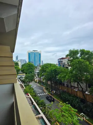 a view of a city street with a building at Home of Poli - 1BR with FREE Netflix & WiFi in Manila