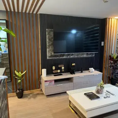 2 bedroom loft type with 2 baths Near Rockwell
