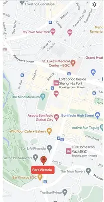 a map of the millenium park in berlin at NEW AND AFFORDABLE 2BR LOFT at THE FORT BGC 200mbps WiFi in Manila