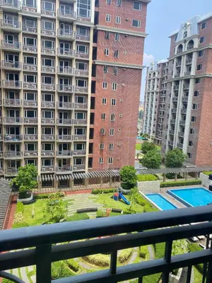 a view of an apartment complex from a balcony at Monarch Parksuites in Manila