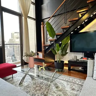 Stylish 100 SQM 3BR Loft Near Greenbelt Makati