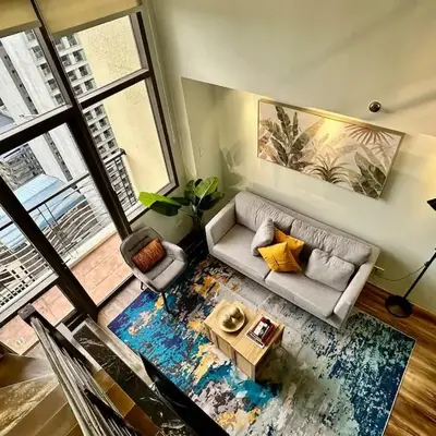 Huge 100-SQM 3BR Loft near Greenbelt Makati