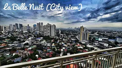 a city view of a city with buildings at Prisma La Belle Nuit in Manila