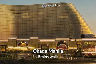 a large building with the words ooda marina on it at Bayshore 2 ManilaBay Seaview 3 in Manila