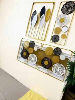 a shelf with plates and utensils on a wall at Twins Nest - CASA VICENTE Cozy 2-Bedroom Loft Condo Mandaluyong in Manila