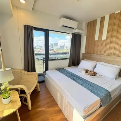 2BR facing Manila Bay & City View Shore 2 Residences MOA with Parking by Prime Stay