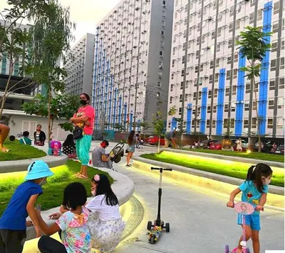 a group of girls riding scooters in a park at Enzo vibes in Manila