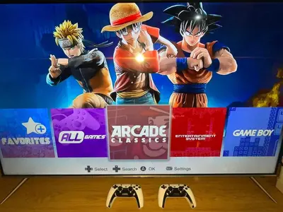 a box of video games on a tv at Azure Urban Resort Residences Parañaque City in Manila