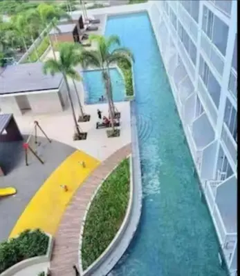 a rendering of a swimming pool in a building at Pasay Staycation manila bay view in Manila