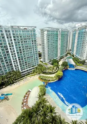 an aerial view of a resort with tall buildings at Azure Urban Resort Residences by Amóre Suites in Manila