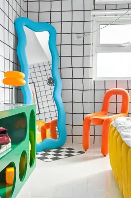 a childrens room with a toy train and a chair at The Play Haus Aesthetic Studio across NAIA Terminal 3 in Manila