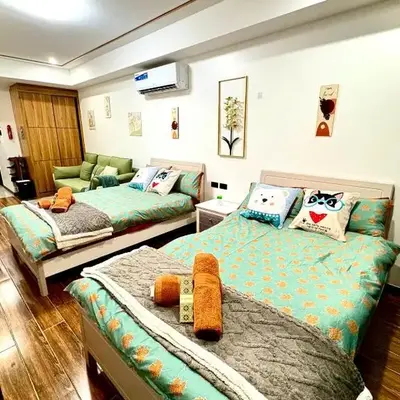 Sybay Suites twin double bed beside Okada near T3 MOA NAIA Ayala MSV1517H