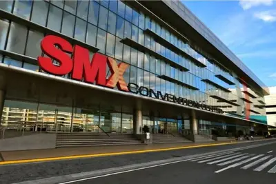 a building with a samsung sign on the side of it at Amazing Poolside 1br MOA Netflix 100mbps fiber in Manila
