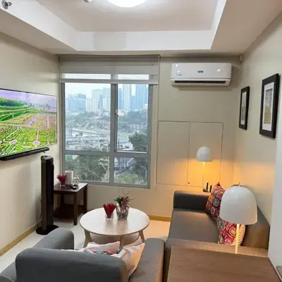 European Vibe 1BR Great River City View Free Pool Gym Internet Netflix