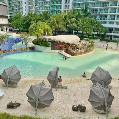 Positano Tower Beach view with PS4 - Azure Parañaque Resort