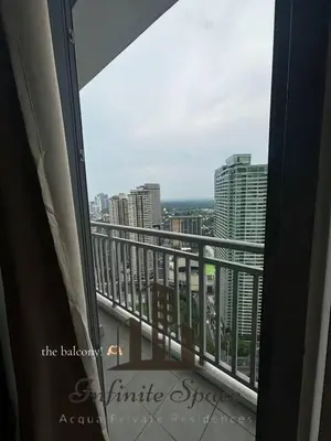 a view from a window of a city at Staycation in Detifoss in Manila
