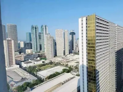 a view of a tall building in a city at Erro Place Wi-Fi 200mbps & Netflix in Manila