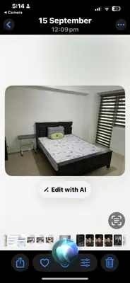 a picture of a bedroom with a bed in a room at Parkside Villas G NEWPORT Philippines in Manila