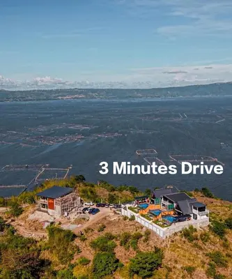 an aerial view of minutes drive of a house at Jace Haven 1 Room 2 Beds in Binangonan