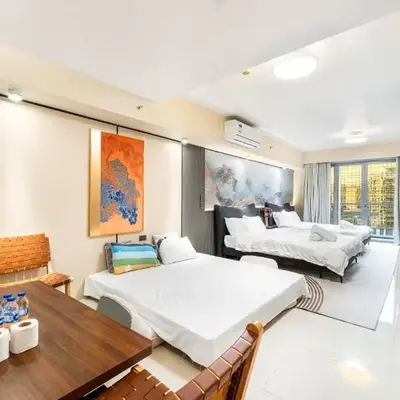 Cozy Family Suite with City View near City of Dreams Casino