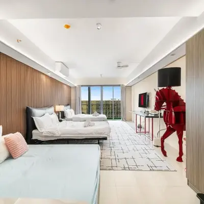 Elegant Studio City View near Airport