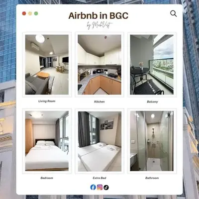 Condo in BGC by MichVist - Uptown Parksuites Tower 2