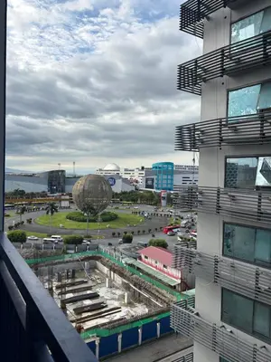 a view from the balcony of a building at J&K Staycation in Manila