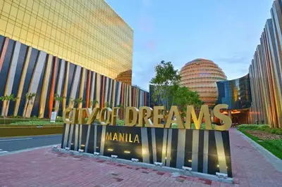 a large sign in front of a building at RM A837 S Residence near SMX and SM Arena in Manila
