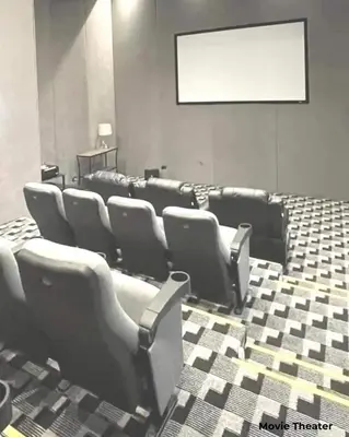 a row of chairs in a waiting room with a whiteboard at Affordable 1BR Condo In Pasay with Balcony and Amenity View, Free Pool Fast WiFi Near NAIA Airport , MOA,PICC in Manila