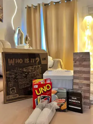 a room with boxes of food and a bed at Sweetluxx - SMDC Green 2 Residences Staycation in Dasmariñas