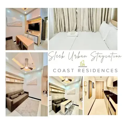 Sleek Urban Staycation-2BR with Manila Bay View near MOA