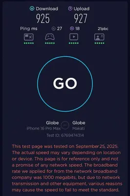 a screenshot of a cell phone with a go button at T1 Stay Airport Residences - Tower A in Manila