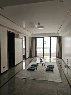 a large room with a table and some windows at Star Steward Guest Services in Manila