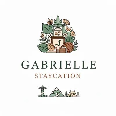 a vector illustration of a gabrielle dispensary logo at Gabrielle Staycation in Imus