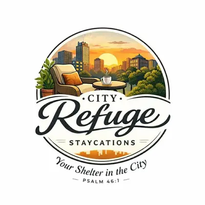 a logo for city refuge skellington in the city at Staycation in Pasay in Manila