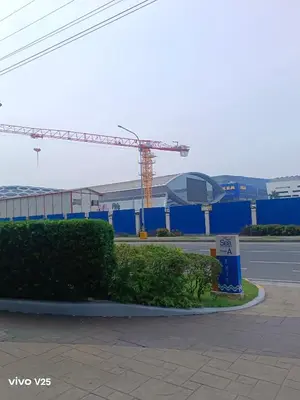 a view of a construction site with a crane at Sea residences Sweetest escape in Manila