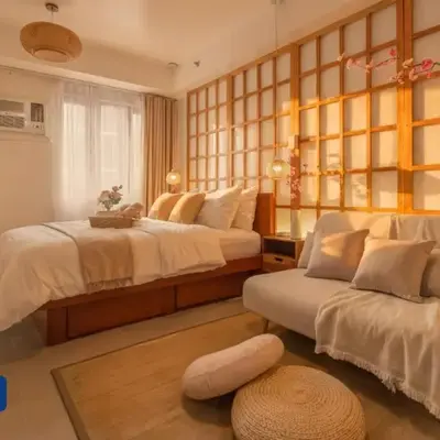 Japandi Aesthetic Corner Unit