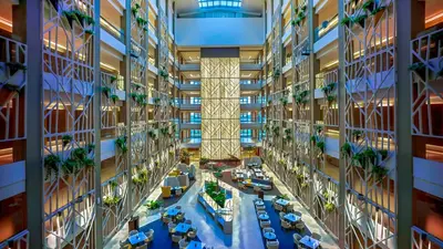 an overhead view of therium of a building at The Bayleaf Cavite in General Trias