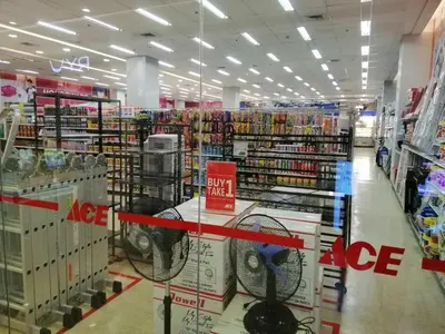 a store aisle with a lot of items on display at SNAPz Staycation @ Jazz Residences in Manila