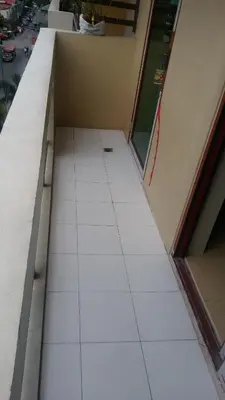 an empty floor outside of a building at Mmr in Manila
