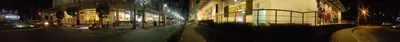 a blurry picture of a city street at night at 101 Newport Boulevard C3 in Manila