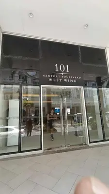 a store front with a sign on the front of it at Condotel Walking distance to Airport ( Terminal 3) in Manila