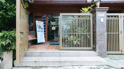an entrance to a building with a gate at L Mansion 2 Palanan Makati City in Manila