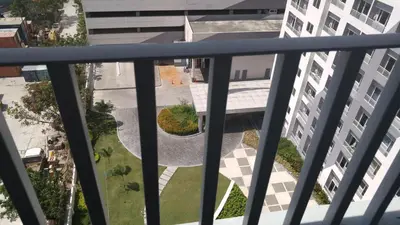 a view from the balcony of a building at 1BR Grace Residences w/ Internet- near BGC/McKinley in Manila