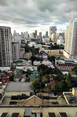 a view of a city with tall buildings at Somerset Condominium Tower 1 in Manila