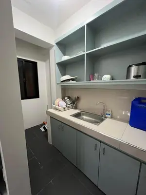 a kitchen with a sink and a counter top at Casa Emerita in Santa Rosa