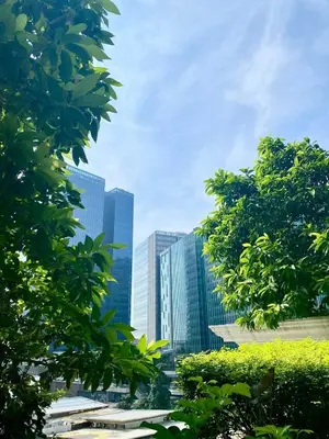 a view of a city skyline with tall buildings at 1BR executive unit in Uptown Parksuites BGC in Manila
